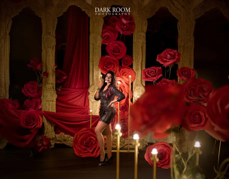 Crimson roses, golden sparkle, and a celebration worthy of the occasion. 🌹 in Sri Lanka photographed by Dark Room image 15