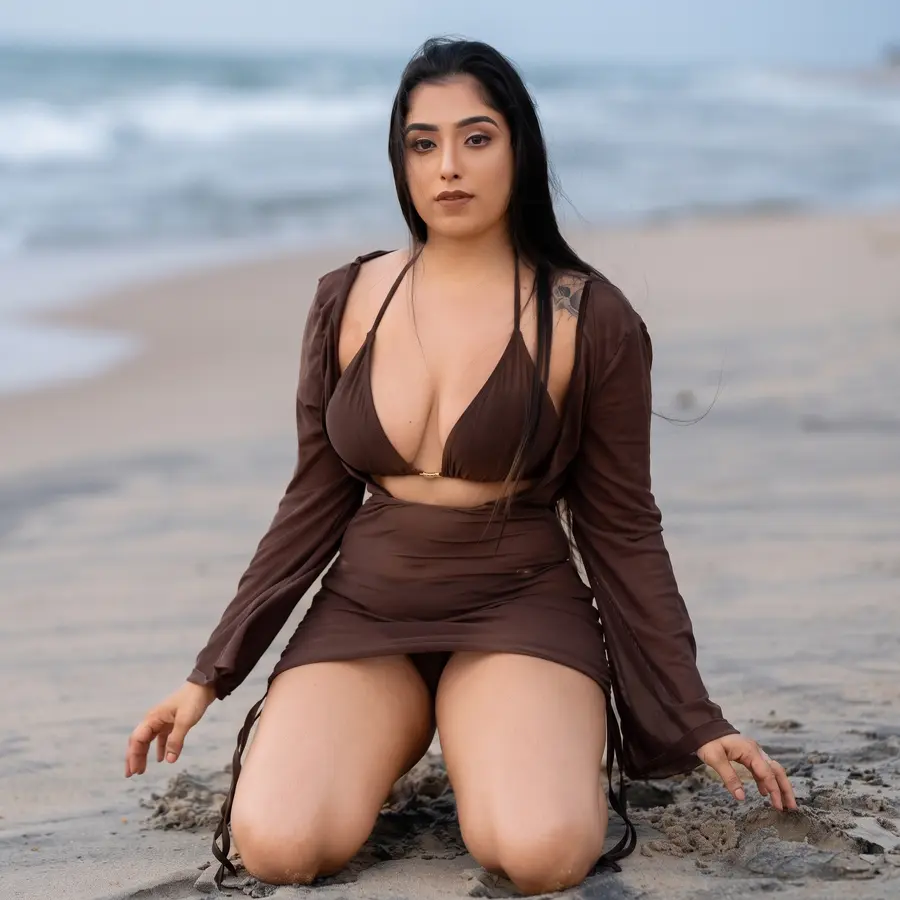 Rukshila Fernando Rukshila Fernando - Brown Sands – Beach Glamour photoshoot photo 04