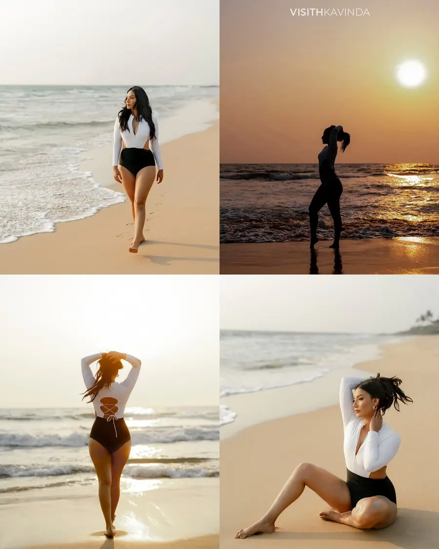 Teena Shanell Fernando Beach Shoot photoshoot in Colombo photographed by Visith Kavinda Portfolio image 09