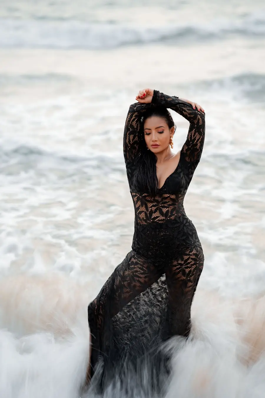 Teena Shanell Fernando Beach Shoot photoshoot in Sri Lanka photographed by Visith Kavinda Portfolio image 07