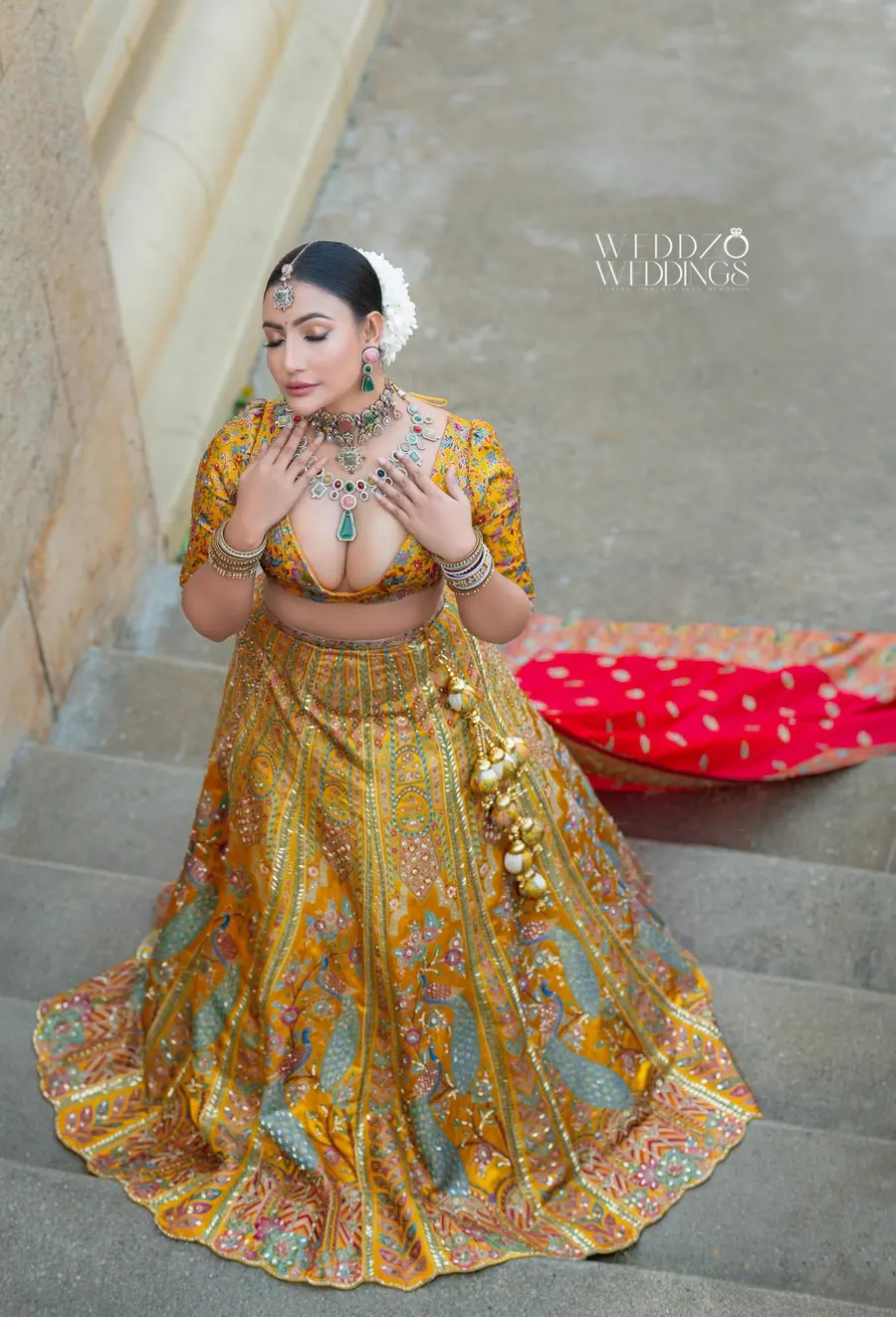 Teena Shanell Fernando Bridal photoshoot in Sri Lanka photographed by Weddzo Weddings image 11