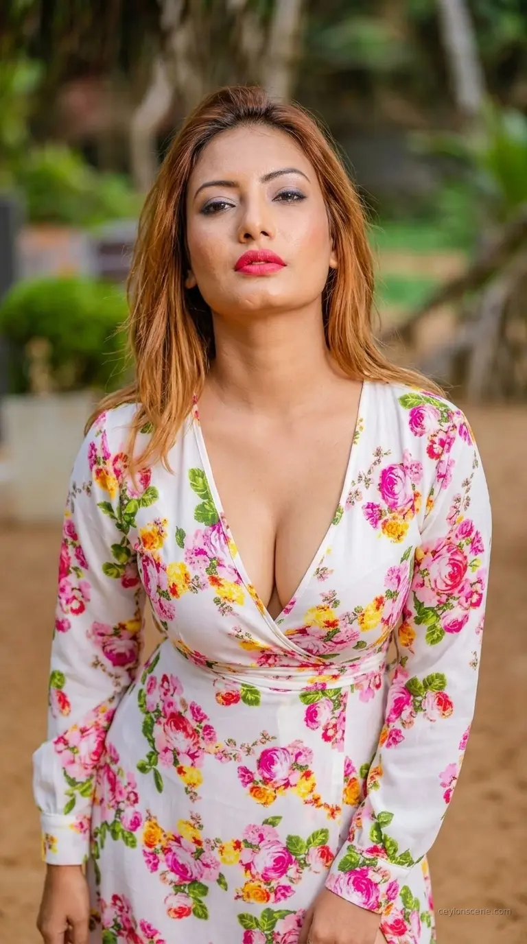 Teena Shanell Fernando Outdoor photoshoot in Sri Lanka image 11