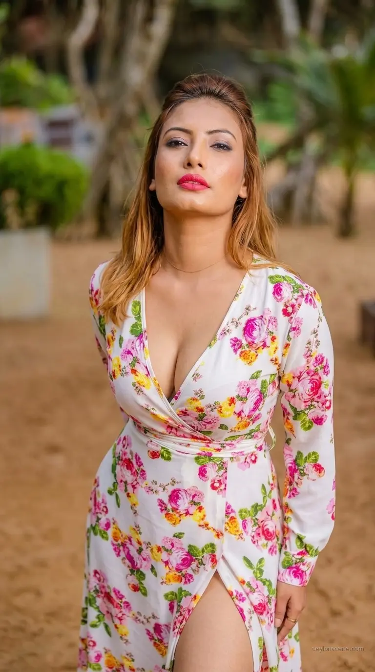 Teena Shanell Fernando Outdoor photoshoot in Sri Lanka image 16